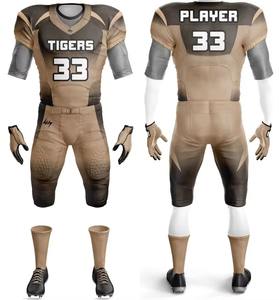 Camisetas de Fútbol Americano Sublimadas Personalizadas de la Mejor Calidad, 100% Poliéster, Uniformes para Hombre, Logotipo Frontal, Venta al Por Mayor, Económicas - Product Image 2