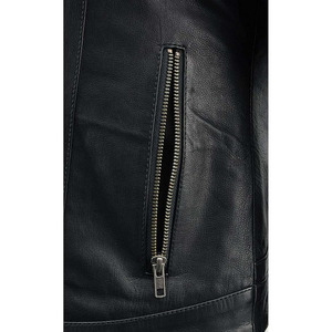 Veste de moto en cuir premium pour femme SAMROZ SPORTS avec doublure amovible à capuche - Product Image 5