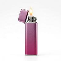 Briquet électronique rechargeable en métal Serigs, coloré, de qualité supérieure, résistant au vent, pour barbecue en plein air, cigarettes