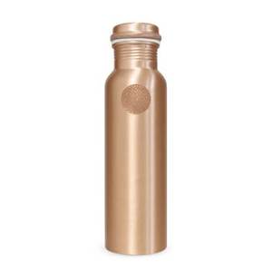 <b>Rose</b> Flower Printed Copper Water Bottle Leak Resistant Reusable Bottle for Ayurvedic Drinking and Office Travel Use - Product Image 4