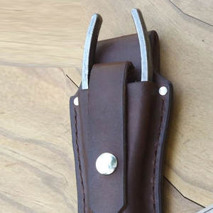 Leather Plier Holder With Strong Stitching And Rivets For Safe <b>Tool</b> Storage On Work <b>Belt</b> Professional Leather Plier Holder - Product Image 6