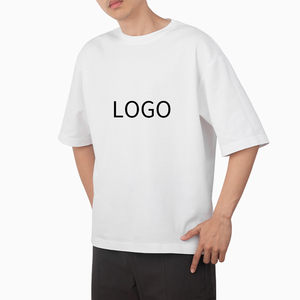 1 pièce T-shirts vierges personnalisables en coton biologique 100% pour impression de logo, 240 g/m², unisexe, promotionnels - Product Image 1