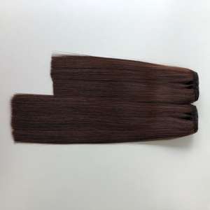 Extensions de cheveux vierges brunes café lisses et doubles tirées, avec fermeture, provenant de cheveux humains vietnamiens sains à 100% - Product Image 6