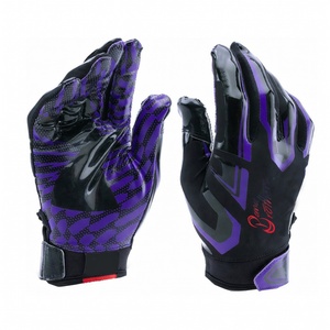 Guantes Acolchados de Fútbol Americano, Protección Cómoda para las Manos, Servicio OEM Personalizado con Característica Adhesiva - Product Image 3