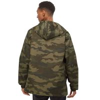 Veste de coach à capuche entièrement zippée, résistante à l'eau, respirante, légère, coupe-vent, pour les sports de plein air, les loisirs et les voyages