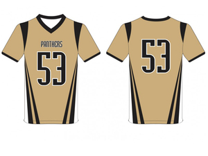 Design personnalisé maillot de fan de football américain respirant séchage rapide évacuation de l'humidité 100% polyester imprimé tour rapide chemise de sport - Product Image 3