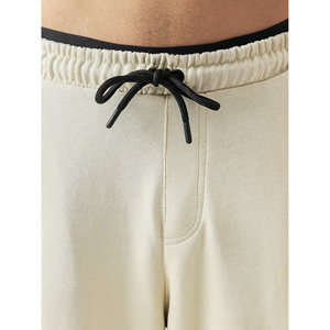 Pantalon de survêtement décontracté pour homme, coupe ample, jambe large, doublure polaire épaisse, anti-plis, avec cordon de serrage, 100% coton - Product Image 4