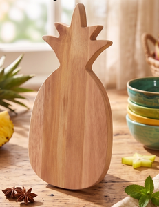 Planche à découper en bois de mangue et de pin antique, design élégant, décoration de cuisine de luxe pour salades, légumes et blocs de découpe - Product Image 5