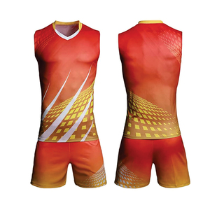 Custom <b>Volleyball</b> Uniform <b>Set</b> Breathable Quick Dry Jersey and Shorts with Name Number Printing - Product Image 1