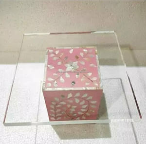 El último soporte Royal Cake con incrustaciones de madreperla resina redonda de hueso de madera para panaderos juego de Metal de United Trade World - Product Image 4