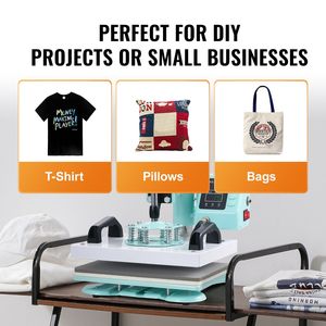 Pressa Digitale per T-Shirt 12 x 10 Pollici con Rotazione a 360 Gradi, Riscaldamento Rapido per Stampa su Magliette - Product Image 6