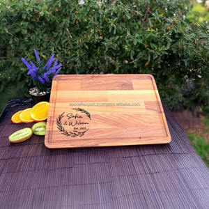 Tabla de Cortar de Madera de Olivo para Cocina, Tabla de Cortar Pequeña de Madera de Olivo con Mango para el Hogar y la Cocina - Product Image 3