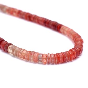 Cuentas Heishi lisas de labradorita AAA+ de 5mm-6mm, piedras preciosas semipreciosas naturales raras de andesina, cuentas espaciadoras tipo rondelle para joyería - Product Image 5