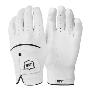 Guantes de Golf de Piel Cabretta con Logotipo Personalizado QST, Elásticos, Antideslizantes, Suaves, Transpirables, con Cierre de Gancho y Bucle, Guantes Deportivos para Hombre - Product Image 3