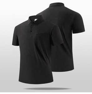 Camiseta de Golf de Manga Corta de Secado Rápido 100% Poliéster con Bolsillo con Cremallera en el Pecho, Ropa Deportiva y Casual, Polo de Alto Rendimiento para Hombre - Product Image 5