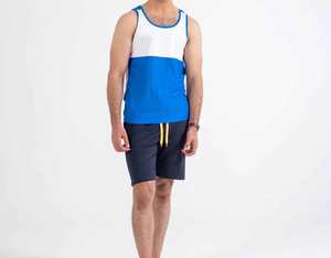 Camiseta sin mangas ligera para hombre, la mejor calidad, superventas, antideslizante, a la moda, disponible al por mayor, con logotipo y color personalizados. - Product Image 2