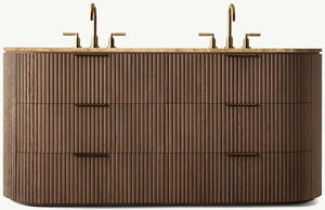 Mueble de Baño Moderno de Madera Sólida VIET FURNITURE, Aparador de Baño de Vietnam - Product Image 3