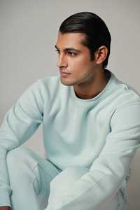 Ensemble de survêtement pour homme de haute qualité en molleton de coton, sweat-shirt à capuche et pantalon de jogging à taille élastique, respirant, écologique, vintage - Product Image 3