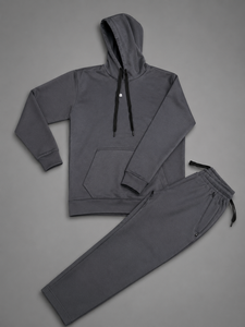Chándal Deportivo Unisex de Primera Calidad en Felpa Sólida |   Conjunto de Sudadera con Capucha y Pantalones Deportivos |   Diseño 2 en 1 |   OEM/ODM Personalizado - Product Image 3