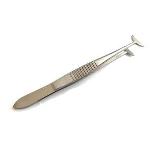 Pinzas de Fijación Ocular de 4 Pulgadas, Instrumento Quirúrgico Oftalmológico y de ORL de Acero Inoxidable de Primera Calidad, Pinzas Médicas para Cirugía Ocular - Product Image 1