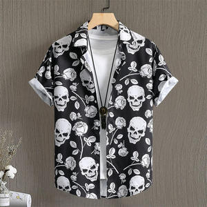 Camisa Casual de Hombre para Vacaciones, Diseño de Alta Calidad, Botones, Moda, Camping, Playa, Spandex/Poliéster, Ecológica, Transpirable - Product Image 6