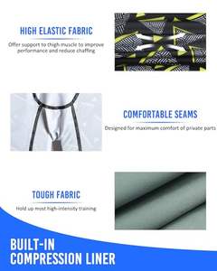 Pantalon de jogging 2-en-1 pour hommes, avec poche intérieure, double couche, idéal pour la course et l'entraînement en salle de sport – Vente en gros - Product Image 4