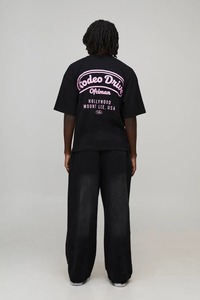 mens oversized boxy fit t shirt drop shoulder loose fit heavy cotton streetwear blank <b>tshirt</b> wholesale supplier - Product Image 2