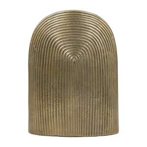 Florero Decorativo de Metal, Maceta de Aluminio con Recubrimiento de Latón para Decoración de Sala de Estar y Mesa, Venta al por Mayor - Product Image 3