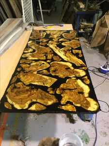 Hot Sale Tisch Epoxidharz Tisch Epoxidharz Schreibtisch und Stuhl Anpassung Epoxidharz aus Indien importiert - Product Image 2