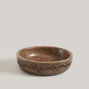 Tazón para Servir de Madera de Mango Hecho a Mano – Decoración Rústica para Cocina, Fabricante de la India - Product Image 2