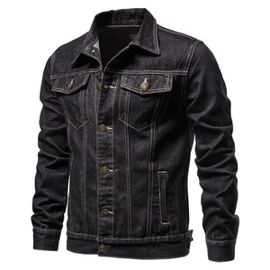 Chemise en jean pour homme, nouvelle arrivée, haute qualité, style vintage, délavée, manches longues, vêtements décontractés pour homme, fabriquée aux États-Unis. - Product Image 5