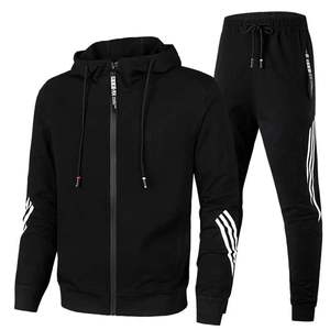 FuturesKing Intl Girls' Teenagers 100% Cotton Breathable 2-in-1 Hooded Drawstring Casual Fleece Full-Length Jogging Tracksuit - Product Image 3