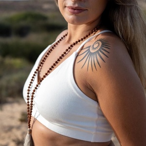 Top Corto de Yoga con Tirantes, Estilo Boho, Ropa Deportiva, Transpirable, Elástico, para Gimnasio, Pilates y Yoga - Product Image 1