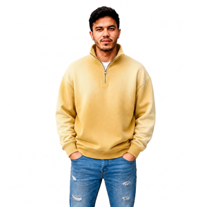 Fabricante de Ropa Personalizada con Efecto Desgastado por el Sol para Hombre, con Paneles en Contraste y Cierre de Cremallera de Cuarto, Proveedor de Ropa Urbana al por Mayor, Marca Privada, OEM - Product Image 6
