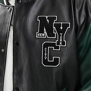 Chaquetas Varsity de Fábrica OEM, Chaqueta Clásica de Béisbol Universitaria, Chaqueta de Invierno de Lana Bordada, Tela de Alta Calidad, Personalización de Marca - Product Image 5