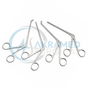 Ensemble de pinces nasales Weil Blakesley certifiées CE, 4 pièces, en acier inoxydable, instruments chirurgicaux ORL pour la coupe osseuse, réutilisables - Product Image 6