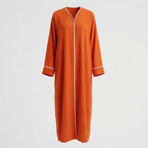 Vestidos Negros, Ropa Islámica, Vestido Kaftan de Dubái, Talla Grande, Vestidos Maxi Modestos para Mujeres Musulmanas, Abaya para Mujeres, Abaya Islámica - Product Image 1