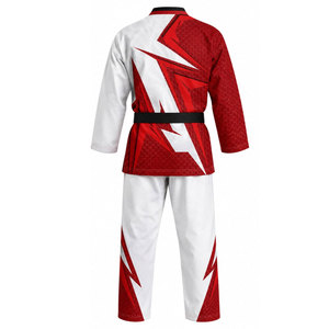 Plus Size Men's Martial Arts Wear Taekwondo Uniform with Custom Logo <b>100</b>% Cotton High Quality Custom Colors - Product Image 3