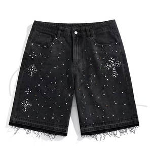 Pantalones Cortos de Mezclilla para Hombre, de Secado Rápido, a la Moda, Tallas Grandes, Venta al Por Mayor, Personalizables - Product Image 2