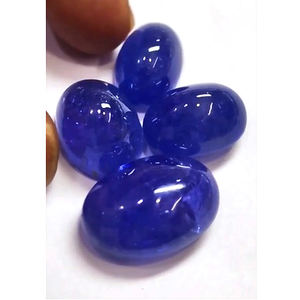 Lote de 4 Piezas de Tanzanita Natural de 18mm a 23mm, Cabujón Ovalado, 109 Quilates, Iroc Sales, Gemas Genuinas de Buena Calidad, US$327 por Todo el Lote - Product Image 2