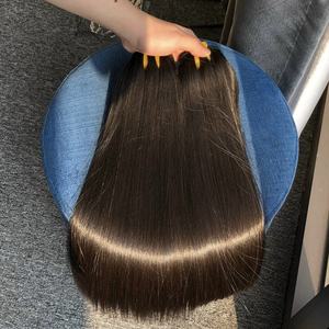 Haute Qualité 1B Couleur Soyeux Naturel Droite Vierge Extensions de Cheveux Humains Vietnamien Cheveux Bruts Double Trame Machine Tendance Chaude Cheveux - Product Image 3