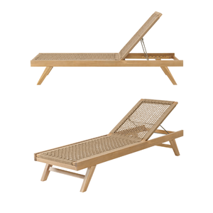 Chaises longues pliantes en corde pour extérieur, hôtel, piscine, patio, jardin - Prix de gros - Product Image 6