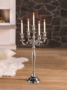 Candélabre décoratif en laiton antique, prix usine indien, grand porte-bougie de table, fournisseur en gros B2B - Product Image 4