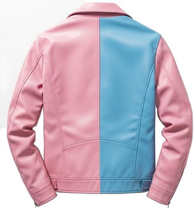เสื้อแจ็คเก็ตหนังสีดำสำหรับผู้ชาย แขนยาว กันลม ใส่ได้ทุกฤดู สไตล์ลำลอง คุณภาพสูง รุ่นใหม่ - Product Image 3