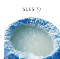 Matière première chimique SLES 70% Sulfate d'éther de sodium de qualité alimentaire CAS 68585-34-2 Solvant détergent Marque SIWEI 170kg/tambour