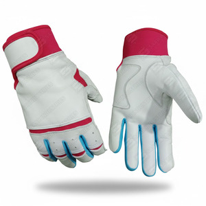 Guantes de Bateo Profesionales de Primera Calidad, Ligeros, Cómodos, Ambidiestros, Antideslizantes, de Cuero Transpirable y Duradero, con Puño Corto - Product Image 1