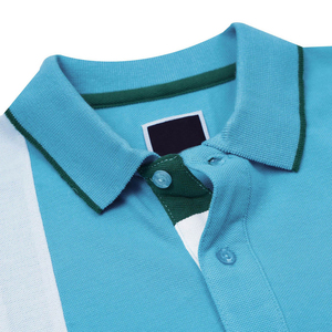 Polo tendance pour l'été, style décontracté élégant, polo de style urbain, haut décontracté professionnel, polo à imprimé graphique dynamique - Product Image 6