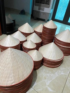 VENTE FLASH Chapeau conique vietnamien de qualité supérieure Blue Lotus 2025 Idéal pour les séances photo et les événements culturels - Product Image 4