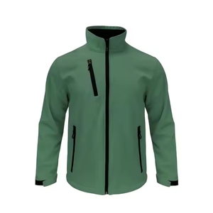 Custom Softshell Jacket Men Premium Outdoor Jacket Softshell Jacket Wind Resistant Full <b>Zip</b> Sportswear Private Label - Product Image 3