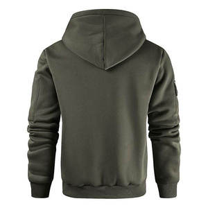 Sweat à capuche unisexe en molleton bouclette 340 GSM, polyester et coton épais, imprimé sur mesure, style streetwear hiver, avec poche sur le bras – Meilleures ventes - Product Image 5